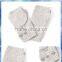 100% wool grey half finger high quality knitted gloves for women