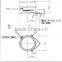 Gear Shaft AC Hysteresis Synchronous Motor TH-204, Air Conditioning Valve Switching Motor, 220V AC Electric Machinery Motor