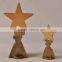 Star shape resin trophy for commemorating