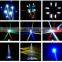 Led High Beam moving head light for disco dj package with 4 controllable lens and road case