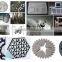 1500W CNC Fiber laser machine cutting stainless steel,mild steel,aluminum