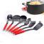 6-Piece Nylon Cooking Utensil Sets With Stainless Steel And Tpr Painting Of Kitchen Tools