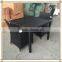 Black Rattan garden dining chair (T532C)