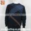 New spring men round collar long sleeve jumper cotton colorful intarsia knit sweater from china quality factory