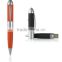 Factory OEM pen shape usb flash drive, promotional ball point pen usb, bulk 2gb usb flash drives pen shape with laser pointer