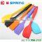 Hygienic Solid Coating colorful BBQ baking pastry tools Silicone Spatula