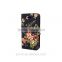 Flower Pattern Fabric Leather Phone Case For LG G Flex 2 With PVC ID and credit card slots