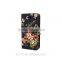 Flower Pattern Fabric Leather Phone Case For Sony Xperia Z4 With PVC ID and credit card slots