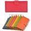 Fashion New Women Genuine Leather Purse Crocodile Pattern Candy Color Clutch Bag Long Wallet