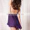 Hot product sequins appliques babydoll lingerie