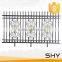 Wrought iron fence panels