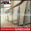 SS304 or 316 stainless steel gold color stair handrail with handrail bracket in high standard quality