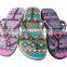 2015 low price new design injected pvc strap basic PE slippers for women