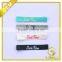 Custom logo words printed soft natural cotton tape labels