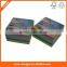 Die cut neon self adhesive paper cube,sticky note block