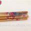 LFGB certificated food grade bamboo wooden painted chopsticks