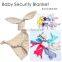 2017 Hot Selling Super Soft Minky Dot Baby Bunny Security Blanket