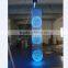 High quality remote control side glow fiber optic crystal ball lamp
