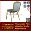 Hot BH-L8284B Gold tube Aluminum used banquet chair for sale