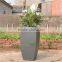 durable curve line matt grey fiberglass urn