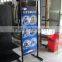 Metal safety helmet stand with advertising brand