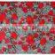 New arrival embroidered eyelash custom mesh embroidery lace fabric for dress