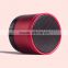 Round Shaped Bluetooth Speaker with Strong Vibration TF Card FM Radio Colors to Choose