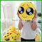 Funny Cute Smile Emoticon Emoji Pretty Round Cushion Pillow Stuffed Plush Toy