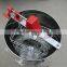 2 frames manual stainless steel honey extractor