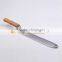 Tooth shaped uncapping knife with knife toe turning up