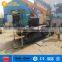 Crawler photovoltaic pile driver apron wheel pile driving machine