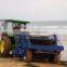 top quality new style hydraulic operating beach sand cleaner,beach sweeper ,beach cleaning machinery with bucket