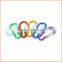 Fashion High Quality Silver Color Aluminum Soild Carabiner