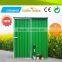 2015 eco friendly shed low price green aluminium garden shed for storage