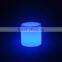 BSCI approval rechargeble flower pot/ small plastic color changing vase planter