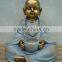 Thingking monk statue for your garden decoration