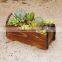 2016 special design rectangular indoor wooden planters