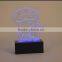 LED Rechargeable acrylic signage display holder