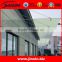 Modern Design Outdoor Tempered Glass Canopy / Rain Shelter Fittings/door window awnings