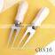 Factory wholesale high quality wood handle cheese fork knife
