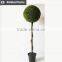 2015 hot sell artificial milan boxwood topiary ball with any size for hall decoration