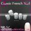 24pcs set Lady Artificial False Nails Tips Color Edge Opposite French Fake Nail