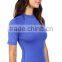 92% polyester 8% spandex UPF 30+ UV protection Crew neck Short raglan sleeve Tee Short Sleeve Women's Neoprene Wetsuit
