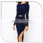 Sexy mature women dress pictures of latest gowns designs tight slinky open back pencil dress