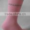 Pink woman tube sock factory knee sock