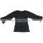 Boutique Child Lace Ruffle T-shirt Fall Little Girls Ruffle Clothes Baby Girl Seersucker Shirt