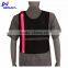 Night run mesh breathable reflective safety gear with led lights