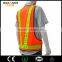 China reflective safety vest at red color with LED lights
