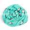 Voile Scarves & Wraps Rectangle White Green Penguin Custom Scarf
