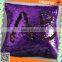 hot velvet mermaid reversible double side sequin fabric pillow wholesale china